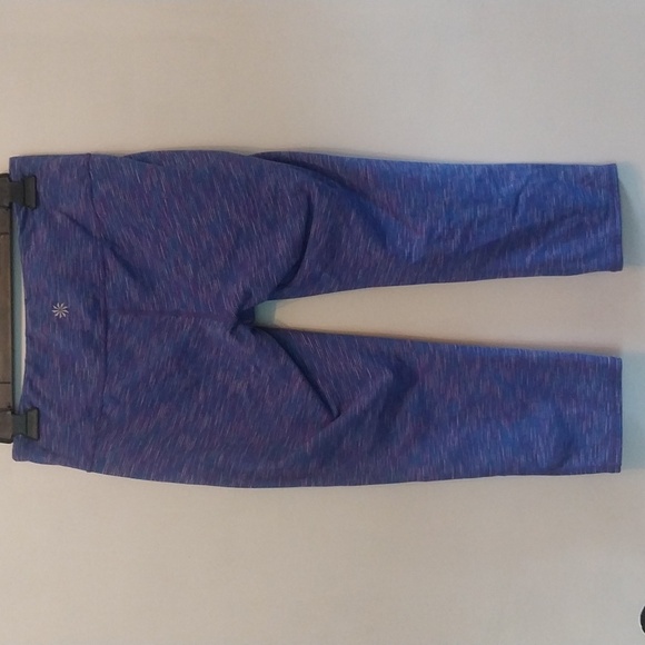 Athleta Crop Leggings Space Dye  lie Size M - Picture 2 of 4